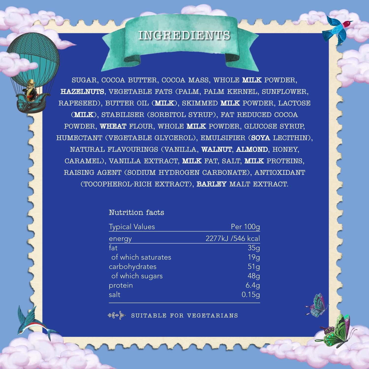 Monty Bojangles Magnificent Praline Belgian Chocolate Selection Box - Chocolate Gifts Heaven