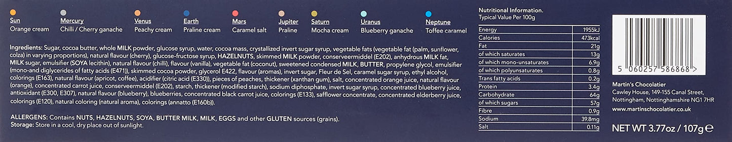 Martin’s Chocolatier Chocolate Planets - Chocolate Gifts Heaven