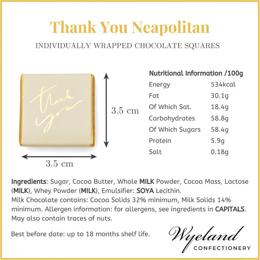 Wyeland Confectionery Thank You