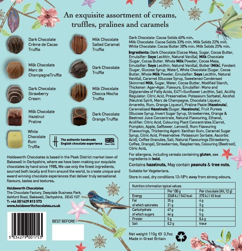 Holdsworth Chocolates Just For You Gift Box - Chocolate Gifts Heaven