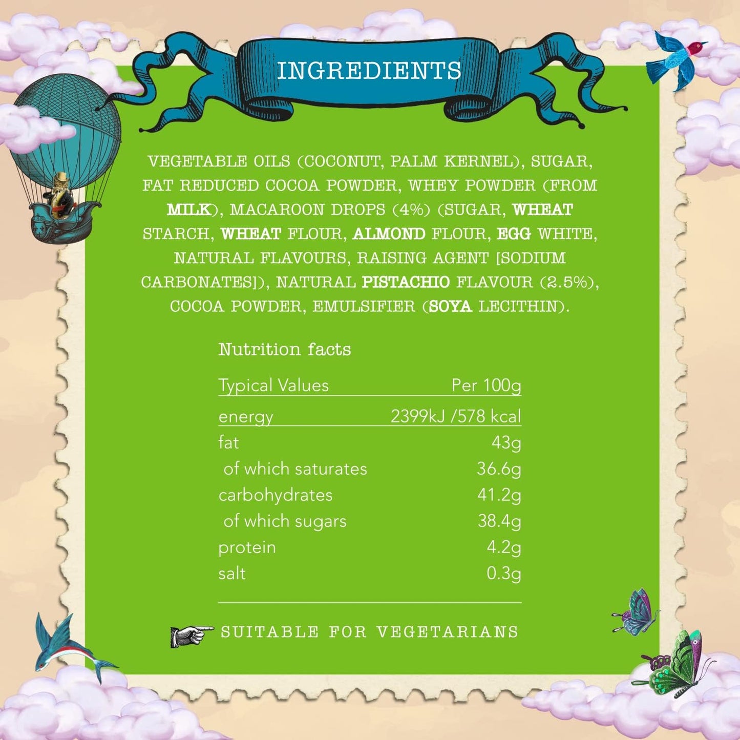 Monty Bojangles Pistachio Marooned | 2 Gift Boxes - Chocolate Gifts Heaven