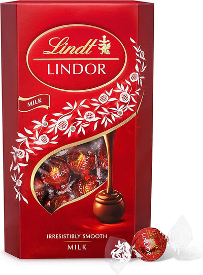 600g Lindt Lindor Milk Chocolate Truffles Box