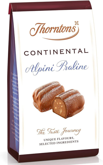 Thorntons Continental Alpini Praline Milk Chocolate Bag 110g - Chocolate Gifts Heaven