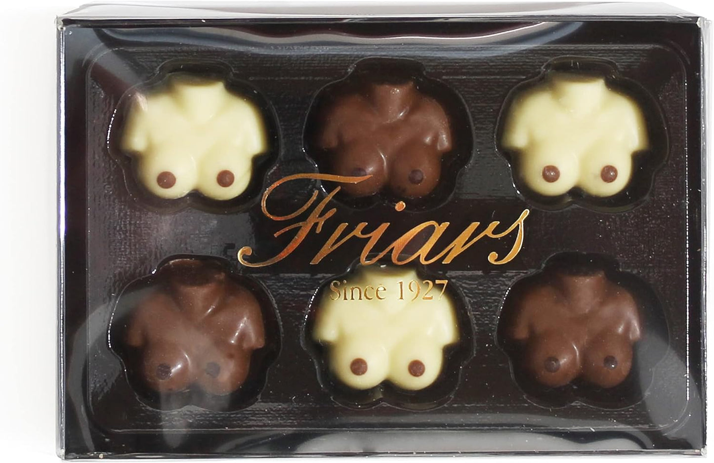 Friars Edible Breast Shaped Chocolate - Chocolate Gifts Heaven