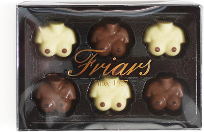 Friars Edible Breast Shaped Chocolate - Chocolate Gifts Heaven