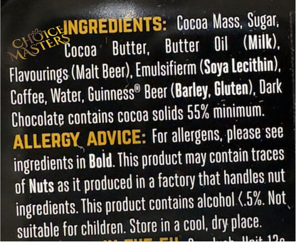 Guinness Luxuriously Rich Drinking Hot Chocolate Flavoured With Guinness Beer