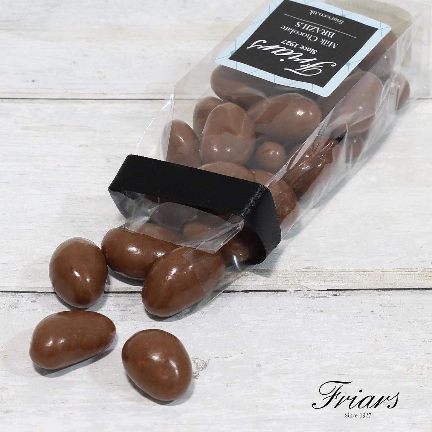 Friars Milk Chocolate Brazils - 200G Bag - Chocolate Gifts Heaven