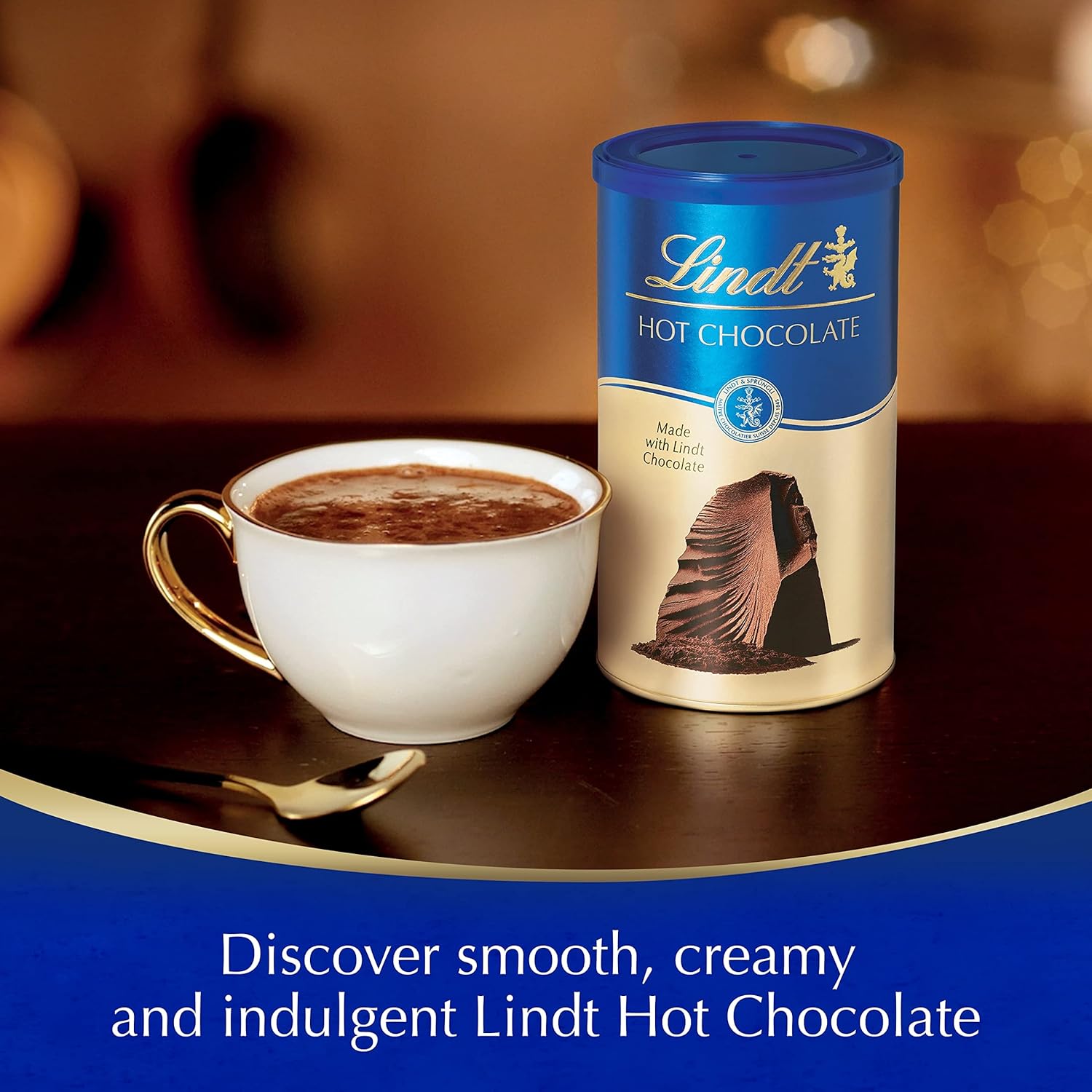 Lindt Heart Milk Chocolate Truffles Box and Hot Chocolate - Chocolate Gifts Heaven