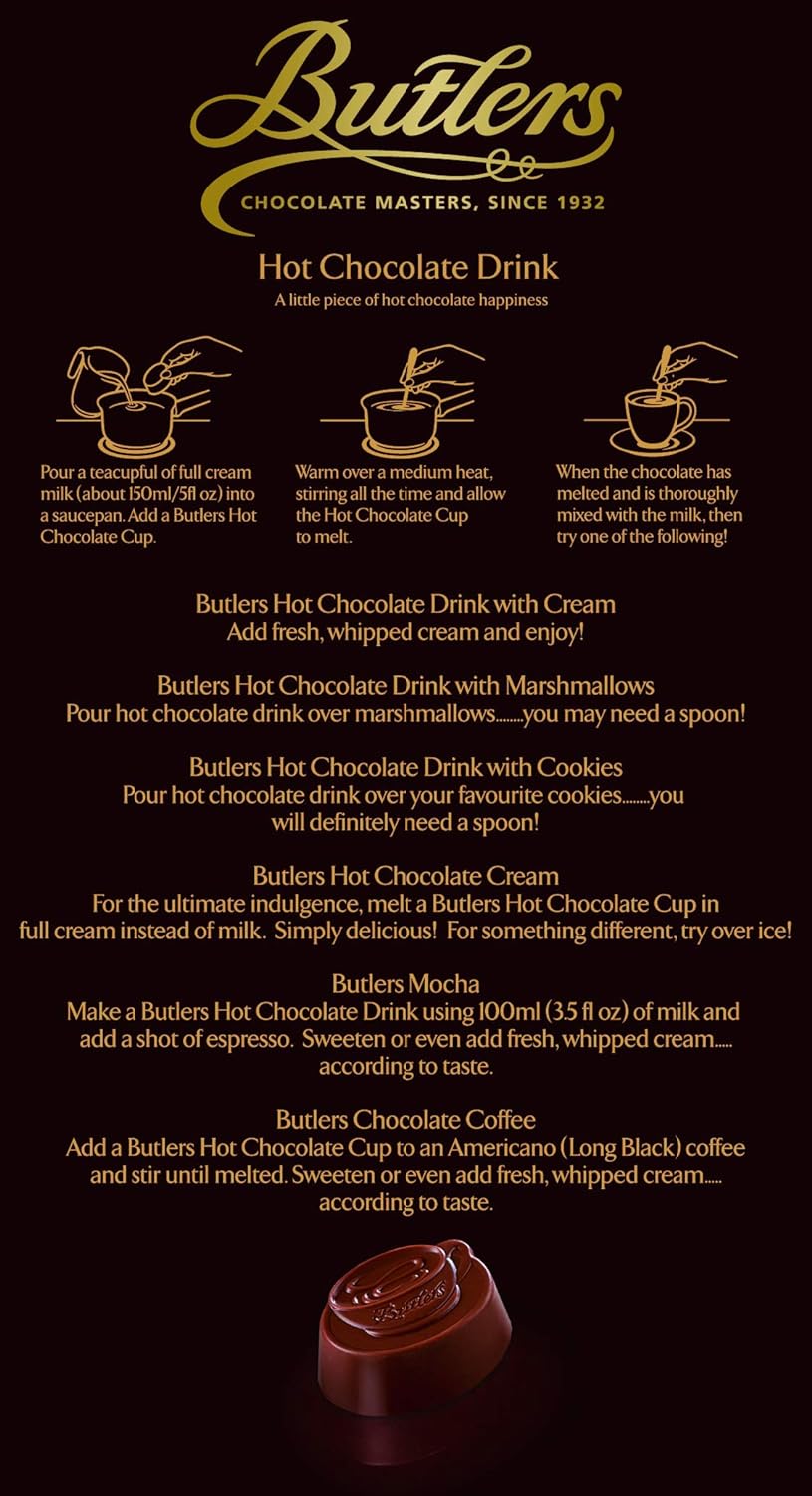 Butlers Hot Chocolate 240 g - Chocolate Gifts Heaven