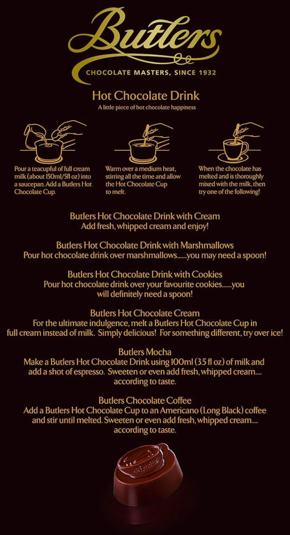 Butlers Hot Chocolate 240 g - Chocolate Gifts Heaven