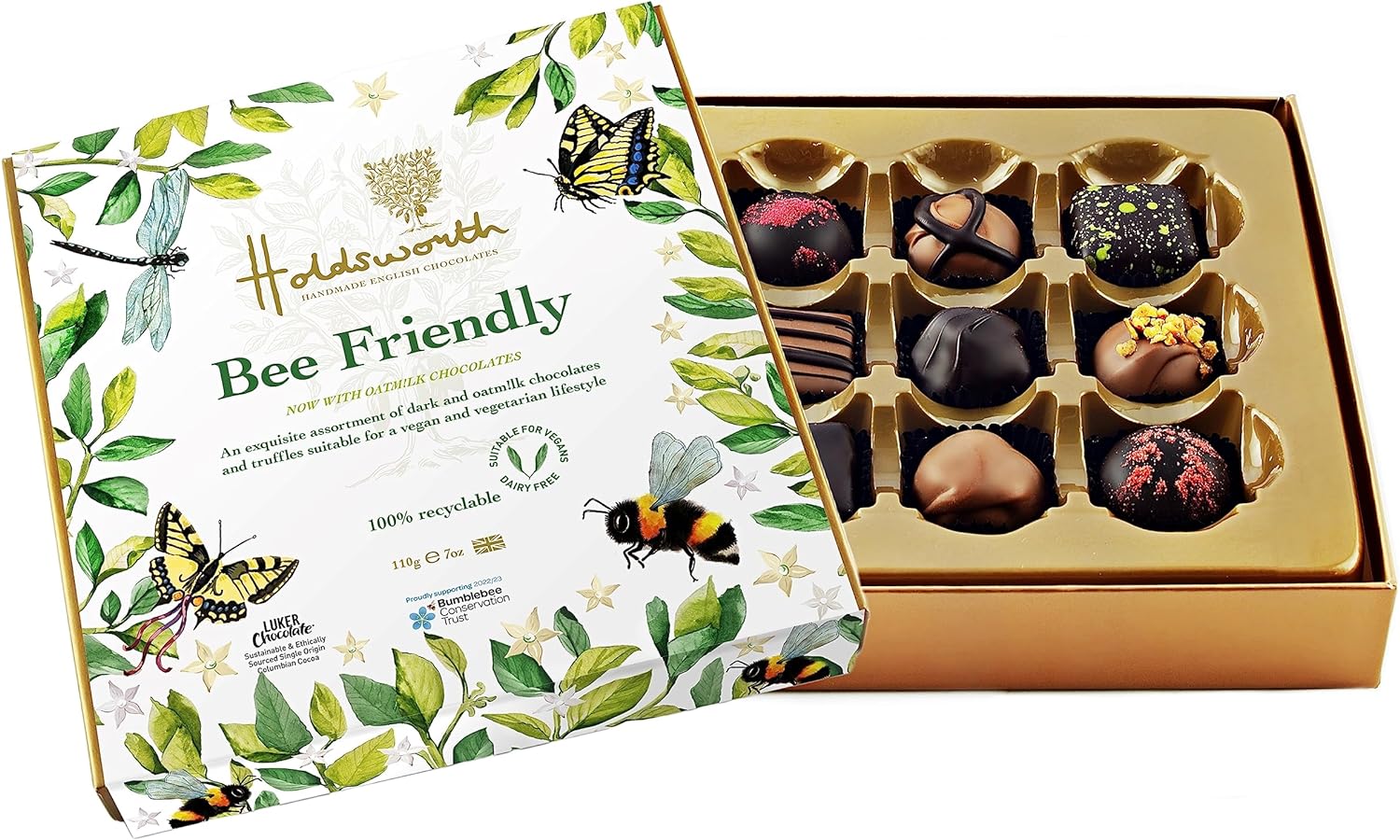 Holdsworth Chocolates Bee Friendly Gift Box - Chocolate Gifts Heaven