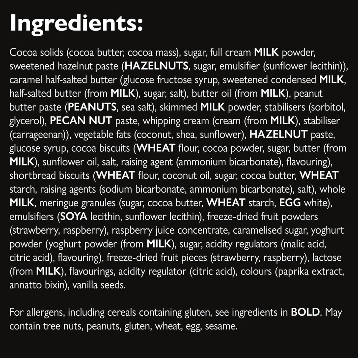 Happy Birthday Pocket Selection - 8 Of Our Bestselling Alcohol-Free Chocolates, 100g - Chocolate Gifts Heaven