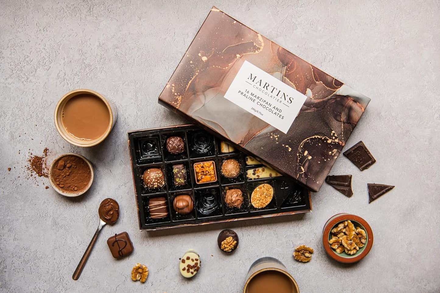 Martins Chocolatier Marzipan & Praline Collection - Chocolate Gifts Heaven