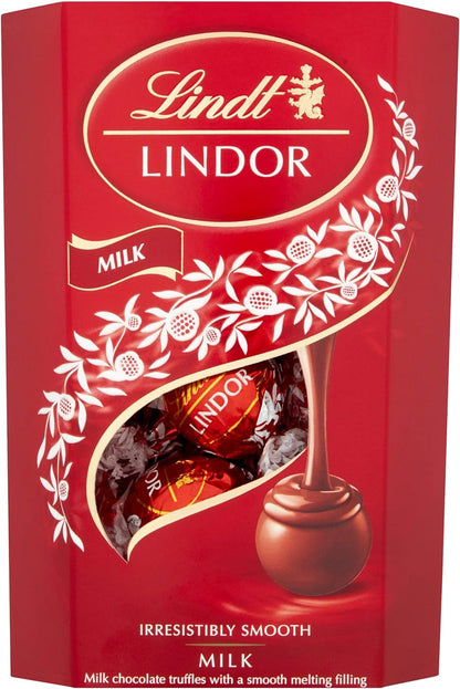 200g Lindt Lindor Milk Chocolate Truffles Box - Chocolate Gifts Heaven