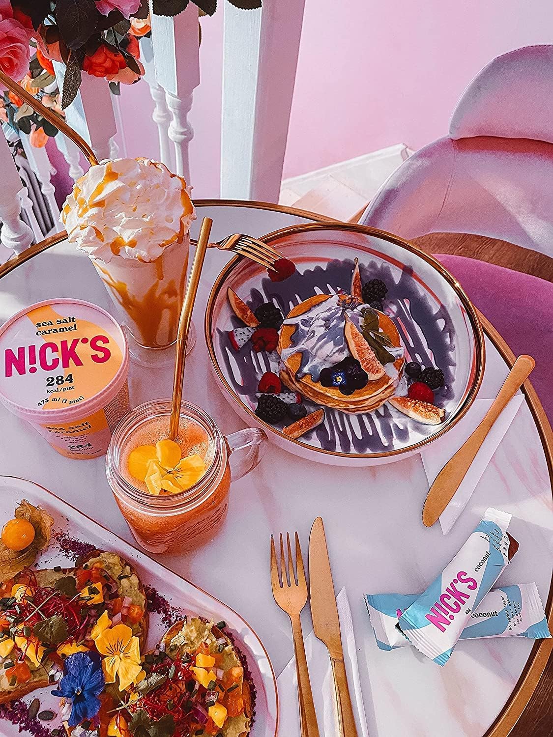 NICKS Coconut Keto Chocolate Bars No Added Sugar 175 Calories