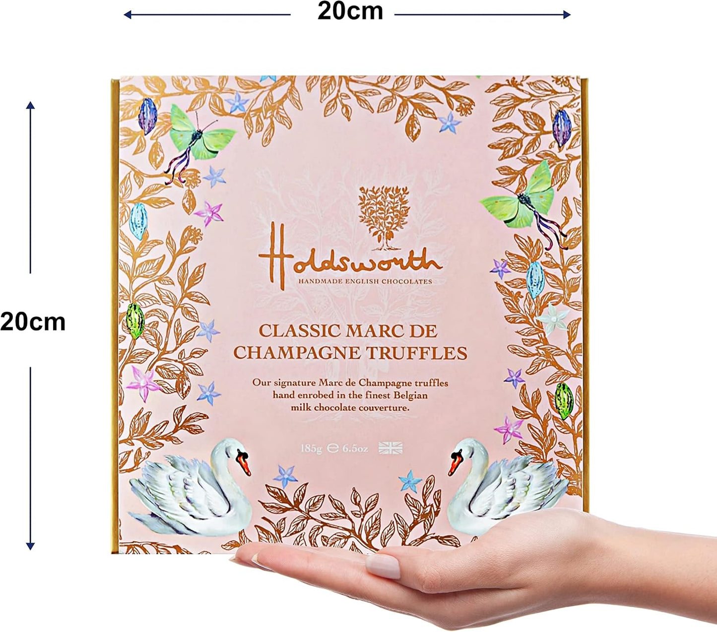 Holdsworth Chocolates Milk Chocolate Marc de Champagne Chocolate Truffles