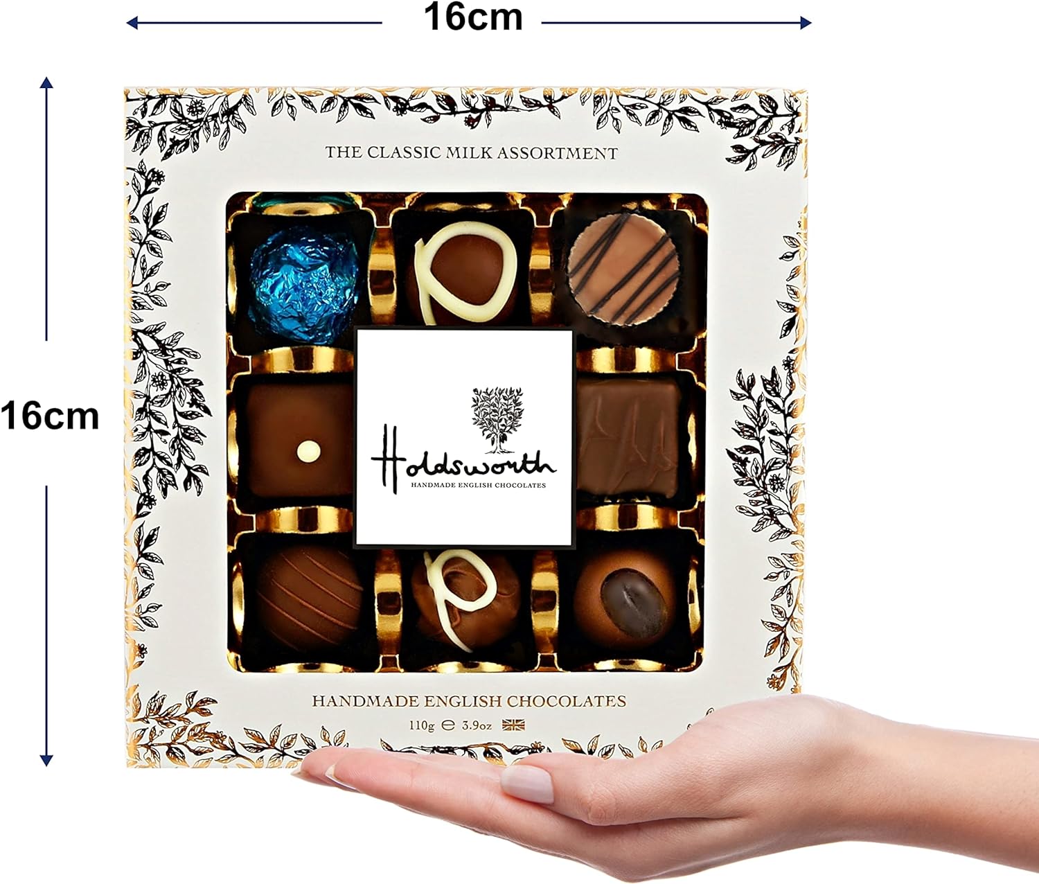 Holdsworth Chocolates Luxury Classic Milk Chocolate Truffles Handmade Assortment 110g - Chocolate Gifts Heaven