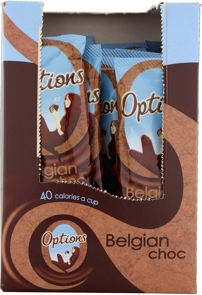 Options Belgian Chocolate Sachets - (Pack of 30 x 11g) - Chocolate Gifts Heaven