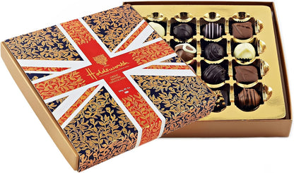 Holdsworth Chocolates Union Jack Collection Box of Handmade Truffles - Chocolate Gifts Heaven