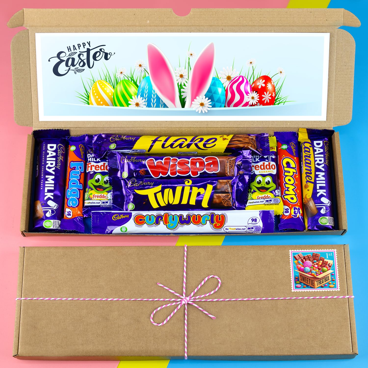Easter Bunny Chocolate Hamper - Chocolate Gifts Heaven
