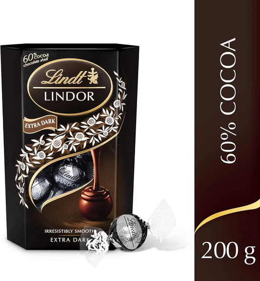 Lindt Lindor 60% Chocolate Truffles Box - Chocolate Gifts Heaven