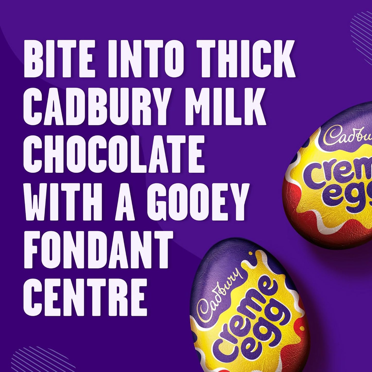 Cadbury Milk Chocolate Creme Eggs, Perfect for Easter Egg Hunts, Includes 8 Creme Eggs, 320 g (Pack of 1)