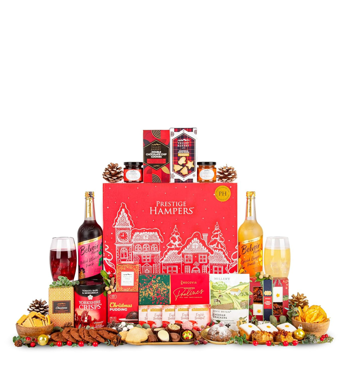 Festive Family Christmas Hamper - Luxury Sweet & Savoury Gift Box