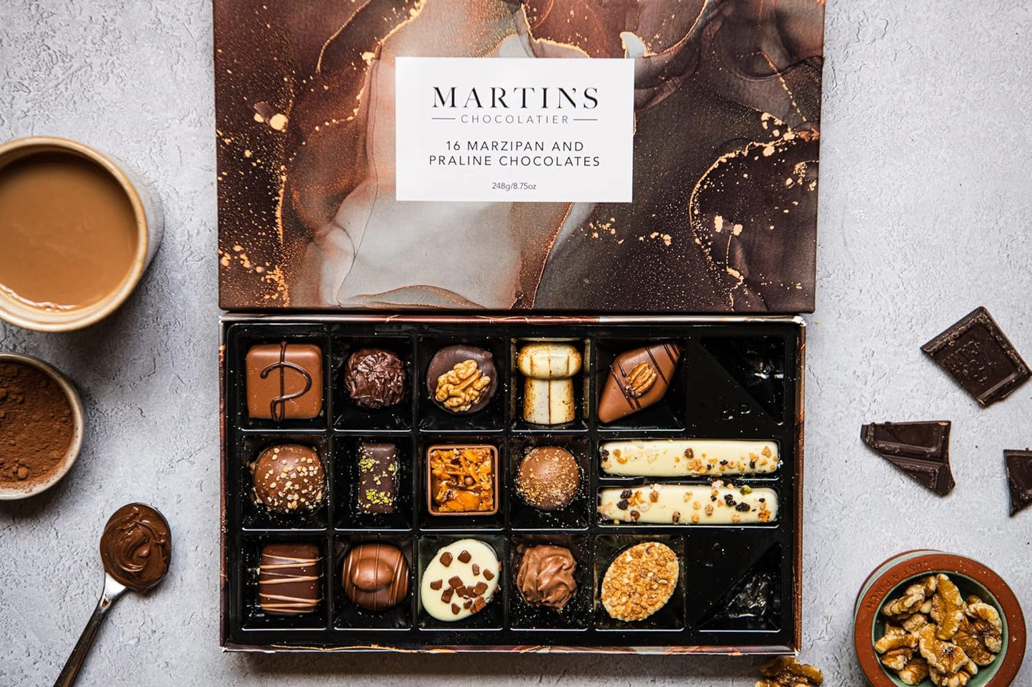 Martins Chocolatier Marzipan & Praline Collection - Chocolate Gifts Heaven