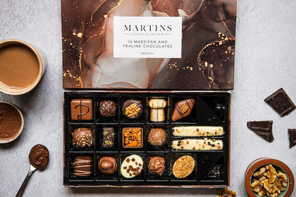 Martins Chocolatier Marzipan & Praline Collection - Chocolate Gifts Heaven