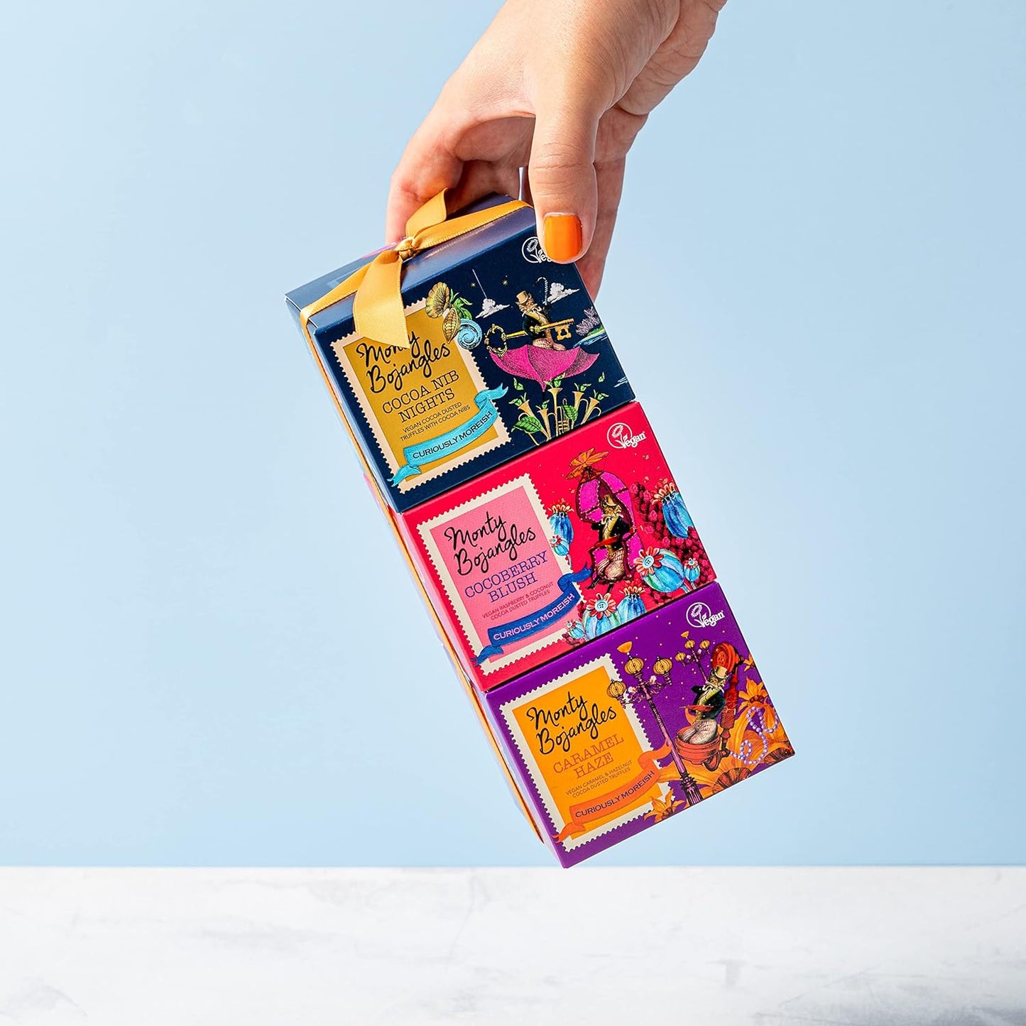 Monty Bojangles Vegan Tower | 3 Gift Boxes - Chocolate Gifts Heaven