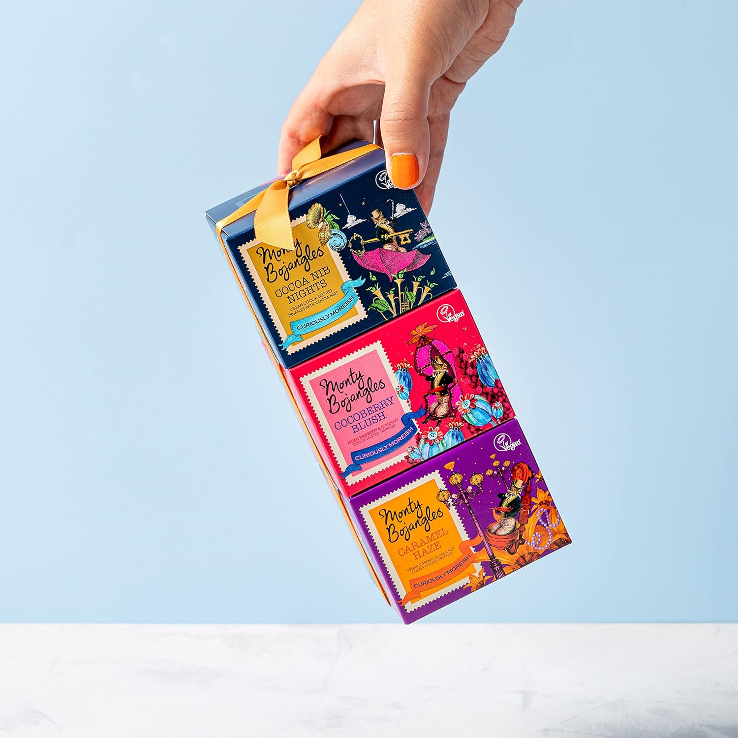 Monty Bojangles Vegan Tower | 3 Gift Boxes - Chocolate Gifts Heaven