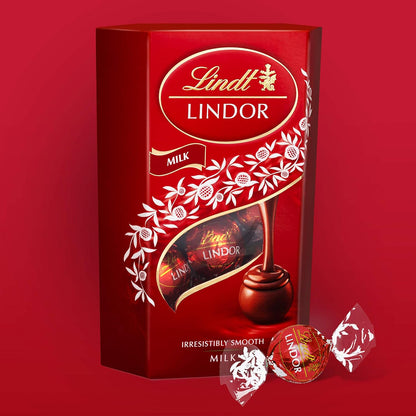 Lindt Lindor Milk Chocolate Truffles Box Large - Chocolate Gifts Heaven