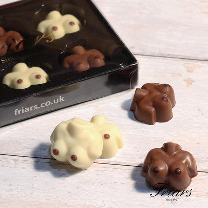 Friars Edible Breast Shaped Chocolate - Chocolate Gifts Heaven