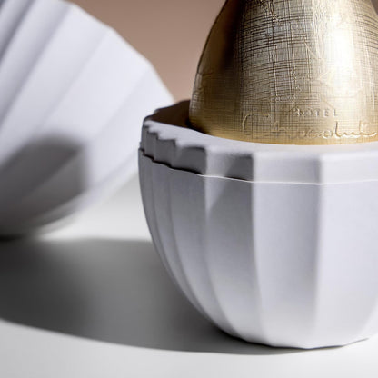 Hotel Chocolat Everything Extra-Thick Easter Egg, 390g - Thick Chocolate Shell - Filled With Truffles, Pralines & Caramels - Easter Chocolate Eggs & Gifts