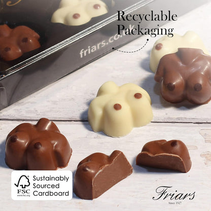 Friars Edible Breast Shaped Chocolate - Chocolate Gifts Heaven
