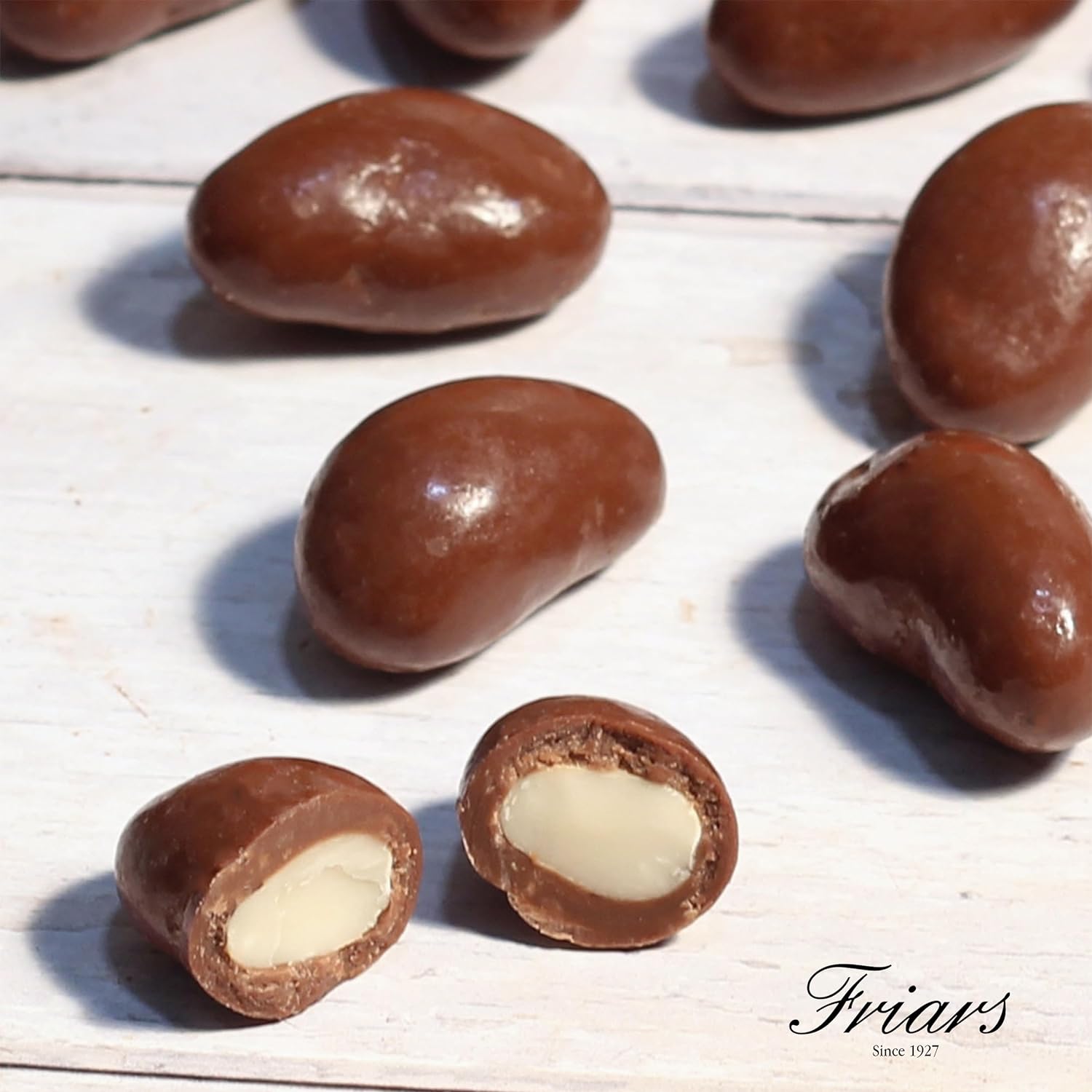 Friars Milk Chocolate Brazils - 200G Bag - Chocolate Gifts Heaven