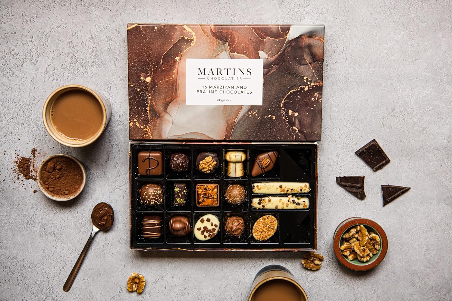 Martins Chocolatier Marzipan & Praline Collection - Chocolate Gifts Heaven
