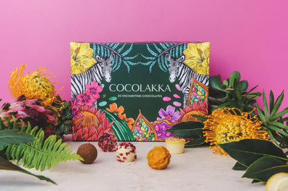 CocoLakka | 20 Enchanting Hand Picked Chocolates Gifts for Women | Finest Artisan Chocolate Gift Box Set | Hand Made English & Belgian Luxury Chocolates for Fathers Day, Birthday Him Her - Chocolate Gifts Heaven