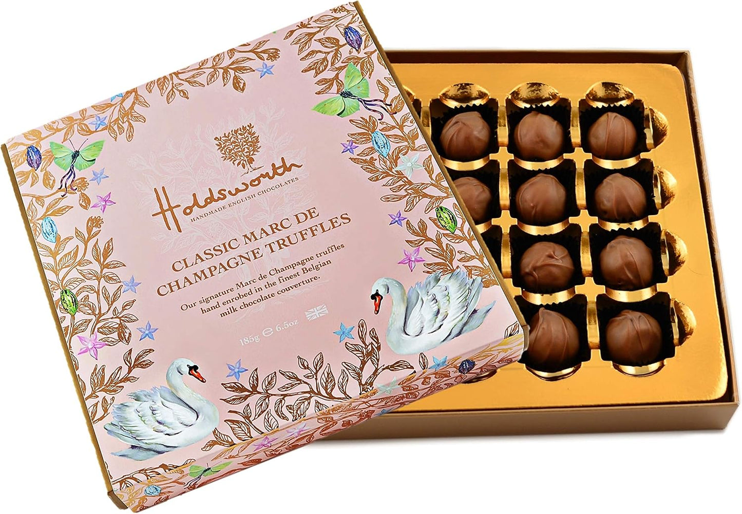 Holdsworth Chocolates Milk Chocolate Marc de Champagne Chocolate Truffles