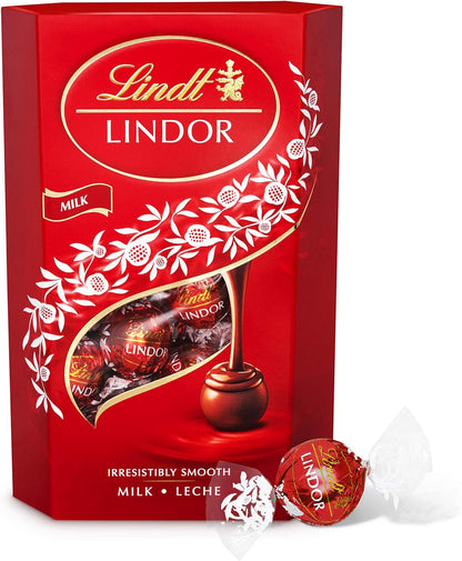 Lindt Lindor Milk Chocolate Truffles Box Large - Chocolate Gifts Heaven