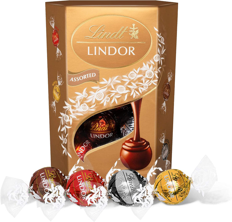 Lindt Lindor Chocolate Truffles Box - Approx 16 balls