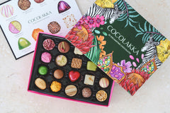 CocoLakka | 20 Enchanting Hand Picked Chocolates Gifts for Women | Finest Artisan Chocolate Gift Box Set | Hand Made English & Belgian Luxury Chocolates for Fathers Day, Birthday Him Her