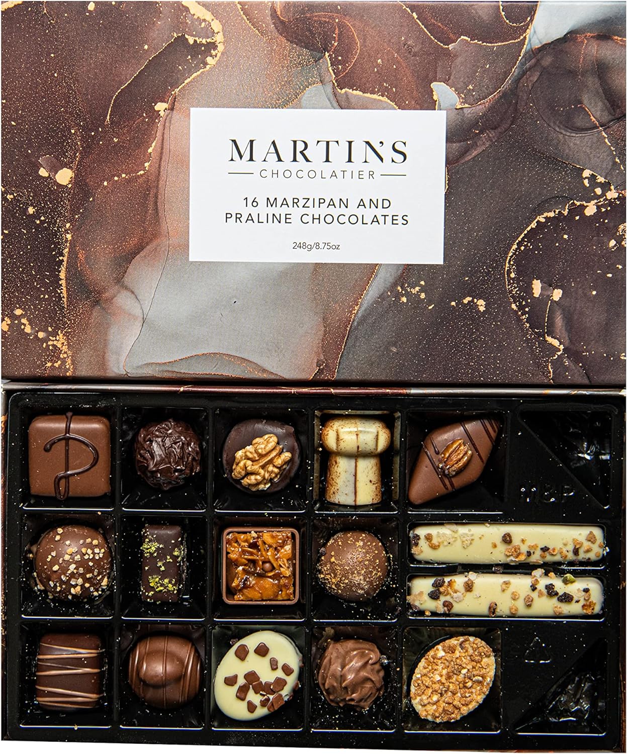 Martins Chocolatier Marzipan & Praline Collection - Chocolate Gifts Heaven
