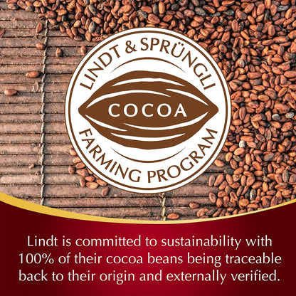 Lindt Lindor Double Chocolate Truffles Box - Approx 16 balls - Chocolate Gifts Heaven