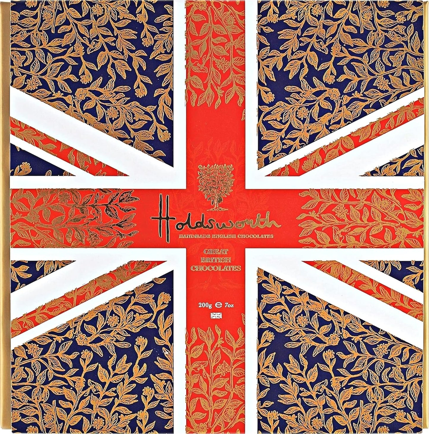 Holdsworth Chocolates Union Jack Collection Box of Handmade Truffles - Chocolate Gifts Heaven