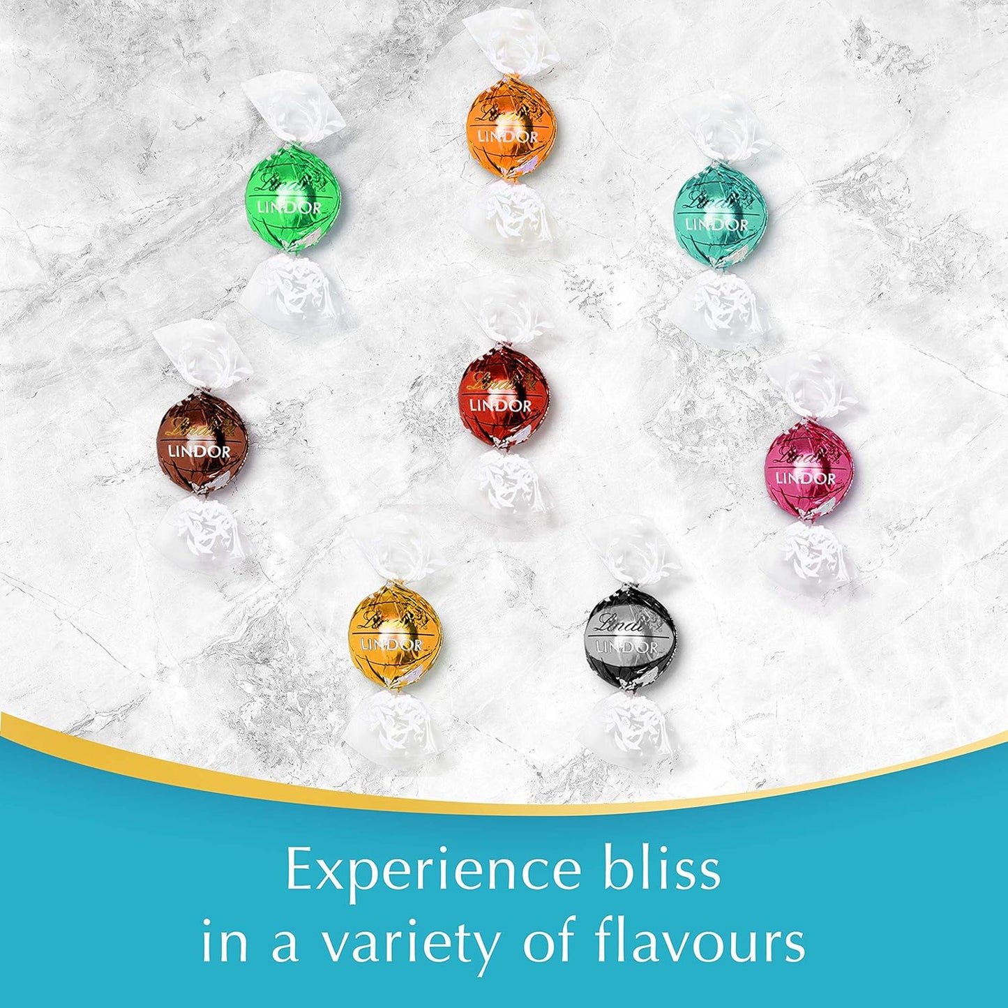 Lindt Lindor Salted Caramel Milk Chocolate Truffles Box Extra Large - Approx 48 balls, 600 g - Chocolate Gifts Heaven