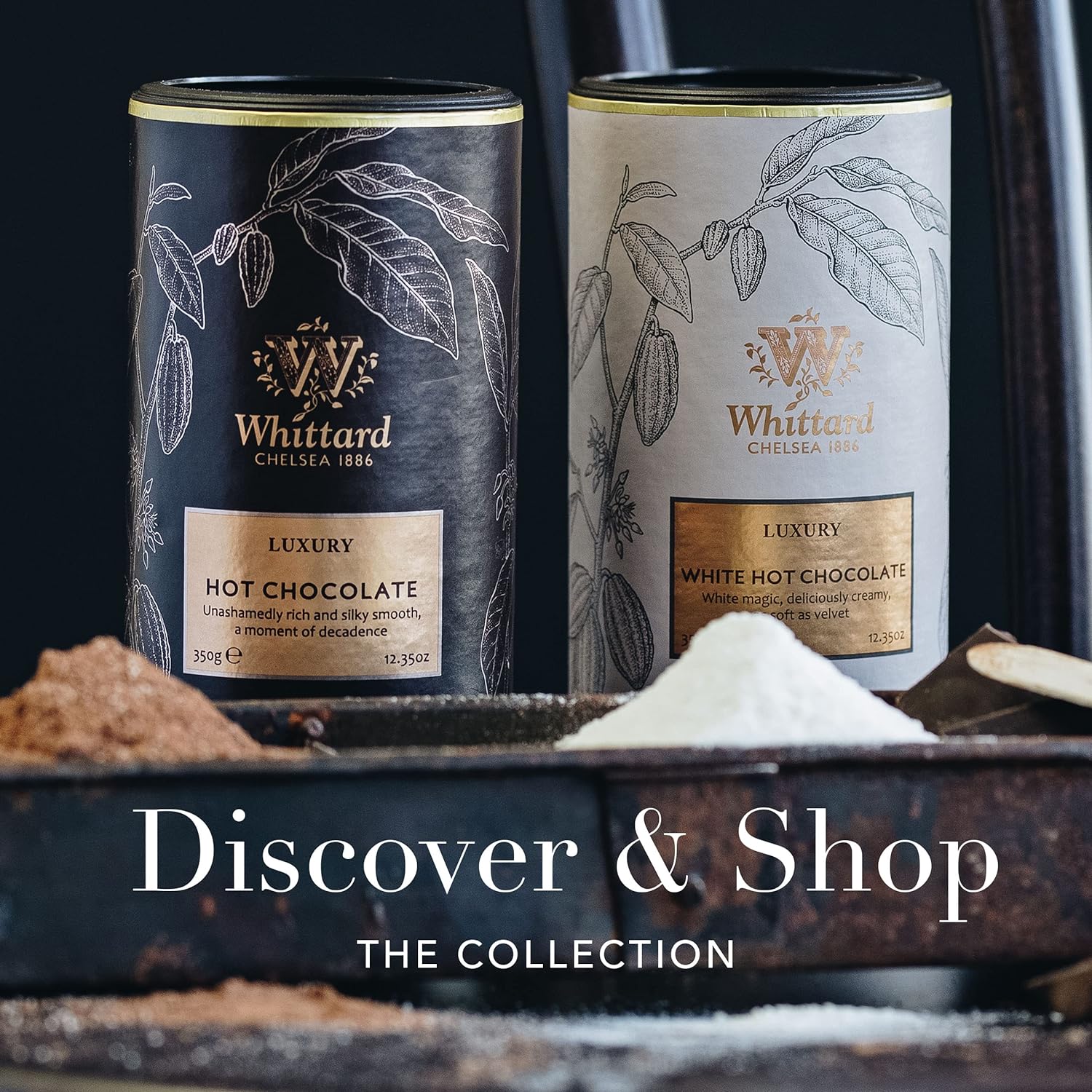 Whittard of Chelsea Hot Chocolate Selection (Pack of 3, 120g) - Chocolate Gifts Heaven