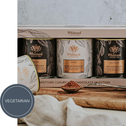 Whittard of Chelsea Hot Chocolate Selection (Pack of 3, 120g) - Chocolate Gifts Heaven