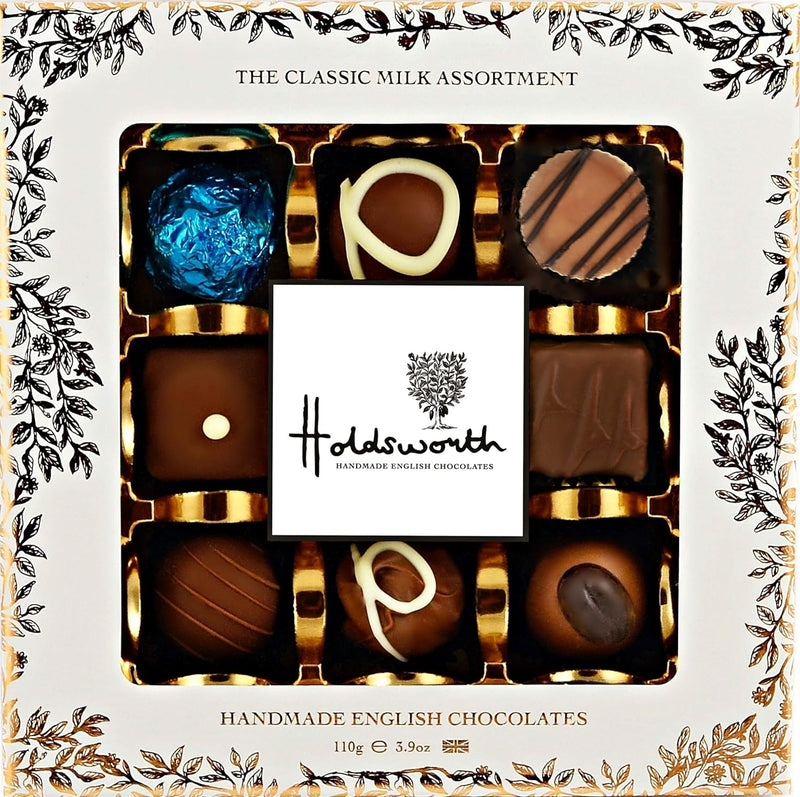 Holdsworth Chocolates Luxury Classic Milk Chocolate Truffles Handmade Assortment 110g