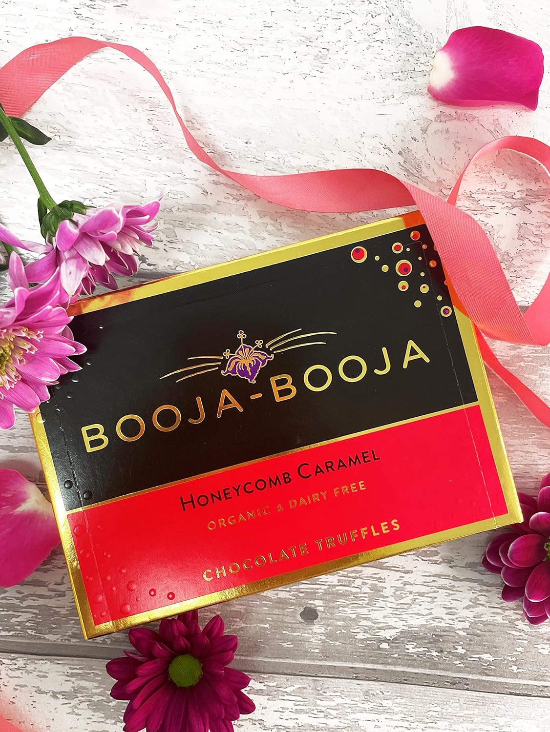 Booja - Booja, Honeycomb Caramel Vegan Chocolate Truffles 92g - Chocolate Gifts Heaven